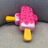 Teeth Cleaning Dog Chewing Toy Ice Cream Squeaky Sound Rubber Pet Dog Puppy Pet Playing