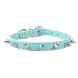 Spike Studded Leather Collars for Cool Cats and Dogs