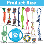 MICROPLUSH 12Pcs Dog Chew Rope Toys for Dogs Puppies Teeth Cleaning
Various Sizes