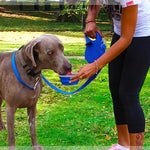 Pet Dog Leash with Built-in Water Bottle and Bowl