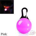 LED Cat Dog Pet Flashing Safety Pendant for Collar.  Multiple Colors.