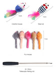 15 Pcs. Combination Set Cat Kitten Pet Feather Mouse Bell Ball Fishing Telescopic Funny Cat Rod  
Assortment of Cat Kitten Pet Interactive Toys