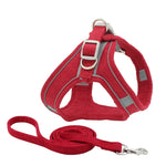 Pet Dog Cat Training Chest Harness with Reflective Collar. Various Colors