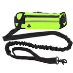 Reflective Waist Pouch Hands Free Dog Leash for Runners, Joggers and Walkers.