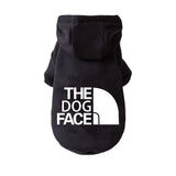 Casual Dog Face Hoodie Sweater Fashionable Autumn and Winter Pet Clothing for Big and Small Dogs      Dog ﻿Clothes Jacket