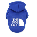 Casual Dog Face Hoodie Sweater Fashionable Autumn and Winter Pet Clothing for Big and Small Dogs      Dog ﻿Clothes Jacket