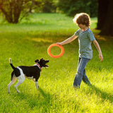 Interactive Dog Toy Training Ring Resistant for Dogs Puppies also Flying Discs Bite Ring Toy for Small Dogs