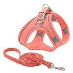 Pet Dog Cat Training Chest Harness with Reflective Collar. Various Colors