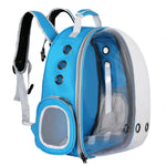 Portable Breathable Pet Carrier Backpack for Cat and Small Dog 
Transparent Space Pet Backpack