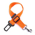 Adjustable Car Seat Belt with Leash Buckle for Dogs Puppies Safety