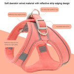 Pet Dog Cat Training Chest Harness with Reflective Collar. Various Colors