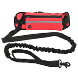 Reflective Waist Pouch Hands Free Dog Leash for Runners, Joggers and Walkers.