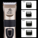 Professional Dog Hair Trimming Grooming Kit  Rechargeable  Low-Noise 
Electric Pet Hair Clipper Shaver Set