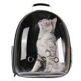 Portable Breathable Pet Carrier Backpack for Cat and Small Dog 
Transparent Space Pet Backpack