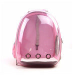 Portable Breathable Pet Carrier Backpack for Cat and Small Dog 
Transparent Space Pet Backpack