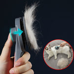 Self Cleaning Slicker Brush for Dogs and Cats Tangled Hair