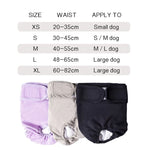 No Leak Reusable Washable Dog Puppy Diapers, Highly Absorbent with Strong & Flexible Velcro