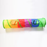 Colorful Cat Tunnel Collapsible Tube Play Toy