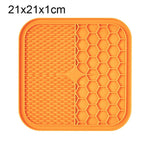 Pet Lick Pad Slower Feeder Pad Cats Dog Mat Feeding Cats Dogs Licking Mat Pet Bathing Distraction Pads Silicone Food Dispenser