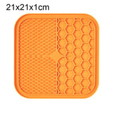 Pet Lick Pad Slower Feeder Pad Cats Dog Mat Feeding Cats Dogs Licking Mat Pet Bathing Distraction Pads Silicone Food Dispenser