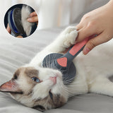 Self Cleaning Slicker Brush for Dogs and Cats Tangled Hair