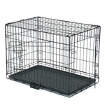 US Warehouse 30" Pet Kennel Cat Dog Folding Steel Crate Animal Playpen Wire Metal