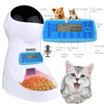 Iseebiz 3L Automatic Pet Feeder With Voice Record 4 Feeds per Day