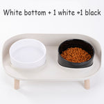 NEW Double Cat, Puppy and Dog Bowl Feeding Water Bowl Product Supplies Pet Food And Water Bowls