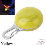 LED Cat Dog Pet Flashing Safety Pendant for Collar.  Multiple Colors.