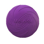 Dog Puppy Pet Silicone Frisbee Flying Disc. Great Interactive and Training Dog Toy. Also Good for Aggressive Chewers.