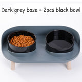 NEW Double Cat, Puppy and Dog Bowl Feeding Water Bowl Product Supplies Pet Food And Water Bowls