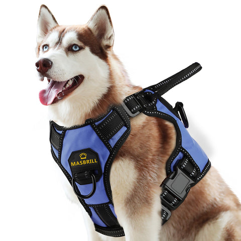 MASBRILL Harness Vest Reflective Nylon for Dogs and Puppies.  Various Sizes.