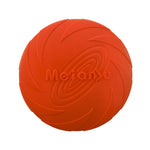 Dog Puppy Pet Silicone Frisbee Flying Disc. Great Interactive and Training Dog Toy. Also Good for Aggressive Chewers.