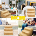 Pet Staircase Detachable Portable 3 Steps with Washable Cover