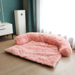 Plush Bed Sofa Cover for Pet Puppy Dog Cat. Machine Washable.