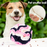 Dog Snuffle Ball Training Toy for Slower Feeding    Dog Sniffing Mat Toy