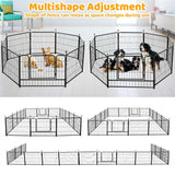 Portable Pet Playpen and Exercise Fence for Indoor and Outdoor for Dogs Cats Puppies Bunnies