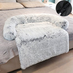 Plush Bed Sofa Cover for Pet Puppy Dog Cat. Machine Washable.