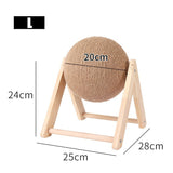 Cat Scratcher Sisal Rope Ball Interactive Toy