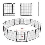 Portable Pet Playpen and Exercise Fence for Indoor and Outdoor for Dogs Cats Puppies Bunnies