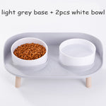 NEW Double Cat, Puppy and Dog Bowl Feeding Water Bowl Product Supplies Pet Food And Water Bowls