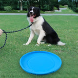 Dog Puppy Pet Silicone Frisbee Flying Disc. Great Interactive and Training Dog Toy. Also Good for Aggressive Chewers.