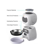 Automatic Timed  3.5L Capacity Cat and Dog Feeder with Voice Recorder and Stainless Steel Bowl