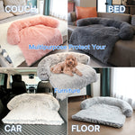 Plush Bed Sofa Cover for Pet Puppy Dog Cat. Machine Washable.