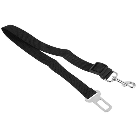 Adjustable Car Seat Belt with Leash Buckle for Dogs Puppies Safety