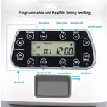 Automatic Timed  3.5L Capacity Cat and Dog Feeder with Voice Recorder and Stainless Steel Bowl