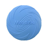 Dog Puppy Pet Silicone Frisbee Flying Disc. Great Interactive and Training Dog Toy. Also Good for Aggressive Chewers.