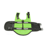 Dog Life Jackets, Reflective & Adjustable Preserver Vest with Enhanced Buoyancy & Rescue Handle for Swimming