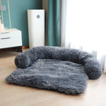 Plush Bed Sofa Cover for Pet Puppy Dog Cat. Machine Washable.