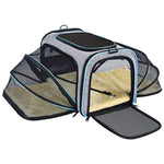 Expandable Pet Carrier Tote Crate for Cats, Dogs, Puppies